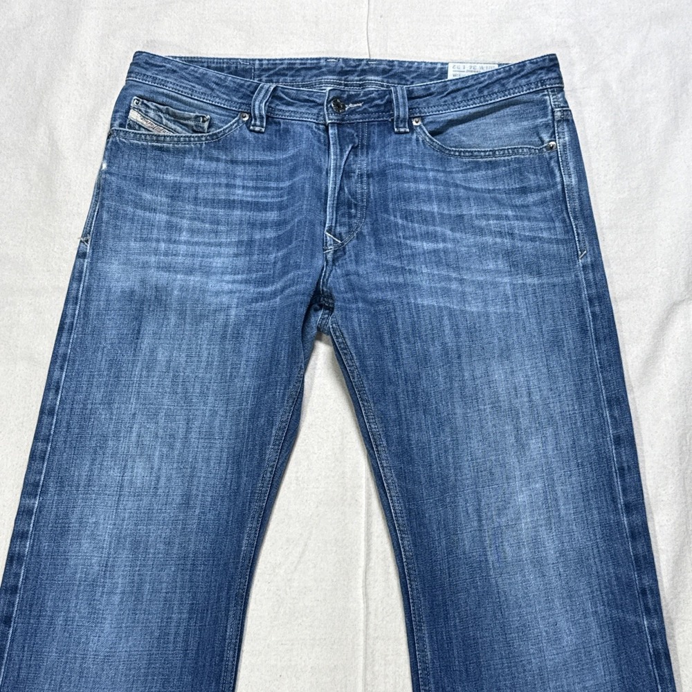 Diesel Viker Men's Straight Leg Jeans - Dark Wash - Fit 36x28 Tagged 34x32
